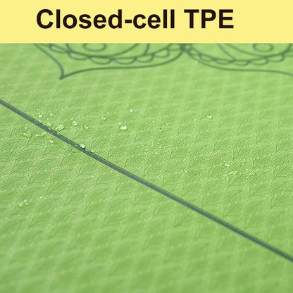 6mm Non-Slip TPE Yoga Mat for Fitness