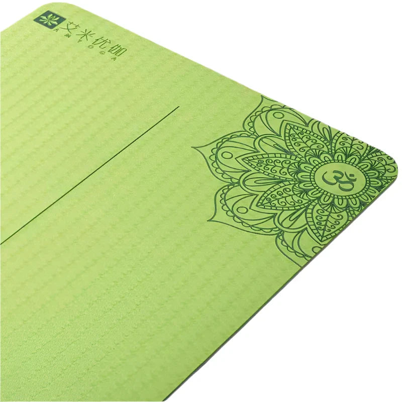 6mm Non-Slip TPE Yoga Mat for Fitness