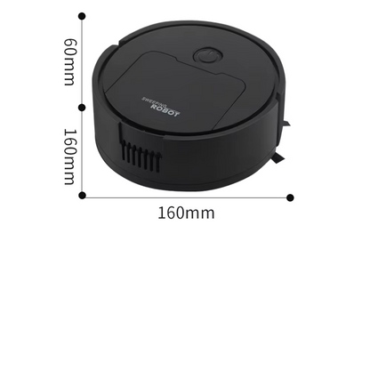 Fully Automatic 3-in-1 Sweeping Robot | Black