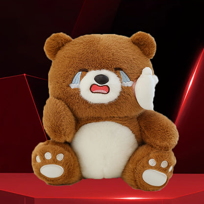 Happy Crying Bear Plush Toy for Valentines Gift