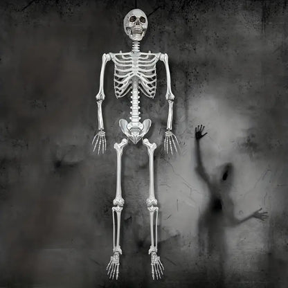 Faux Skeleton Sculpture: Spooky Halloween Decor