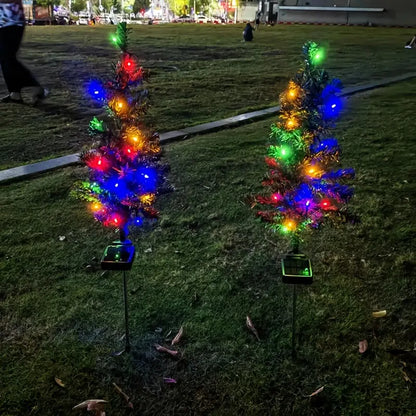 Solar Glow: Eco-Friendly Christmas Tree LED Lights
