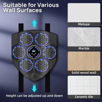 Smart LED Music Boxing Machine Wall Trainer