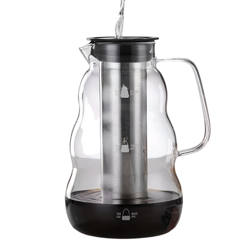 Glass Coffee Maker with Stainless Filter