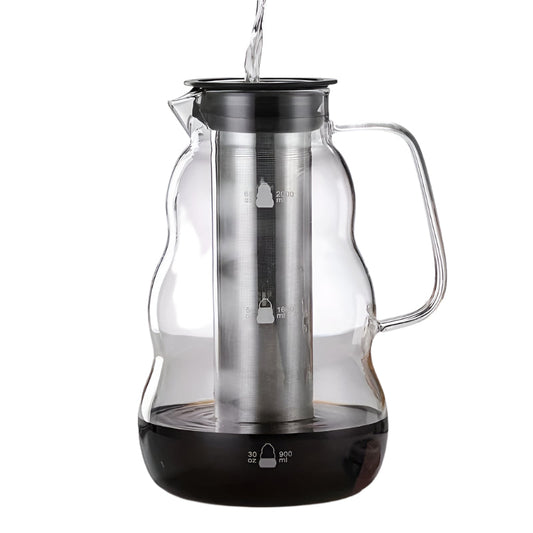 Glass Coffee Maker with Stainless Filter