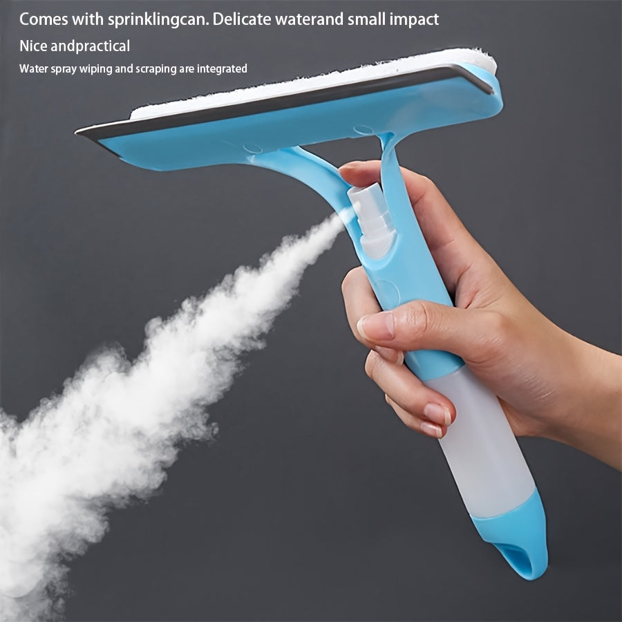 Multi-Functional Glass Cleaning Tool with Sprinkle