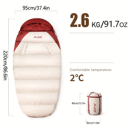 All-Season Oval Camping Sleeping Bag