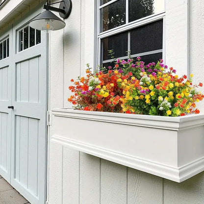 Vibrant Artificial Fall Flowers - Set of 4