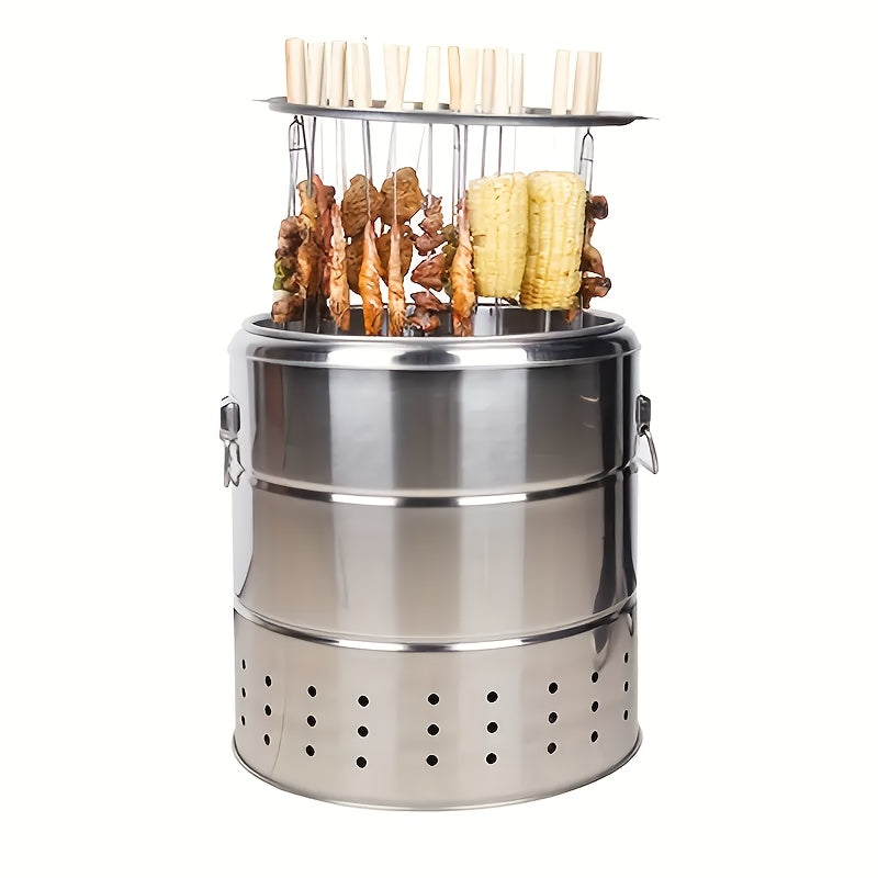 Round Hanging Charcoal Oven Grill