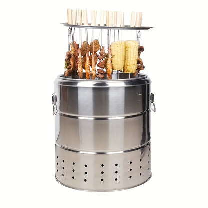 Round Hanging Charcoal Oven Grill