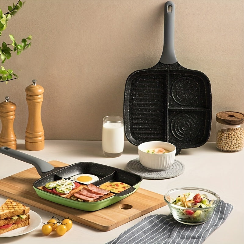 Griddle Pan Non-Stick Divided Cooking (3-in-1)