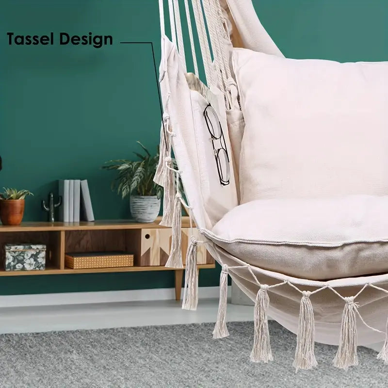 Nordic Style Cotton Hammock Chair Swing