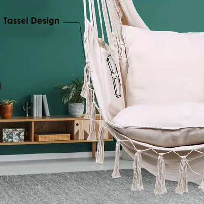 Nordic Style Cotton Hammock Chair Swing