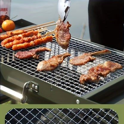 Outdoor Folding Charcoal Grill BBQ Rack