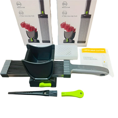 Manual Meat Slicer Set with Interchangeable Blades