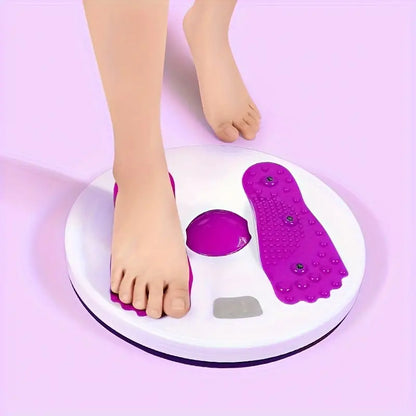 Dynamic Waist Twisting Plate & Foot Massage Twist Board - Purple