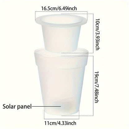 Outdoor Solar LED Garden Pot Light