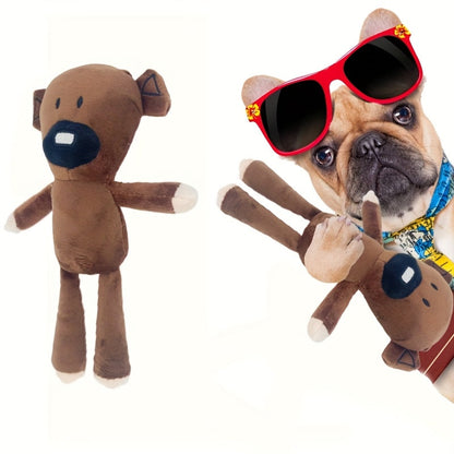 Plush Bean Bear Comfort Pillow Toy for Small