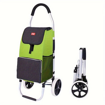 Folding Shopping Cart with Waterproof Trolley Bag