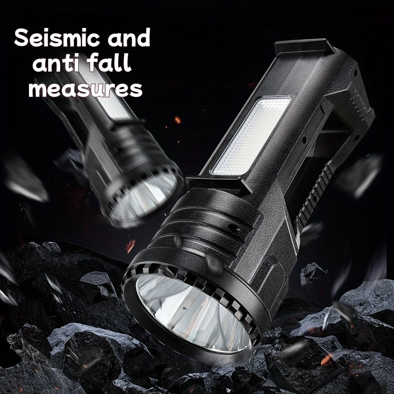 Camping Spotlight USB Rechargeable Flashlight