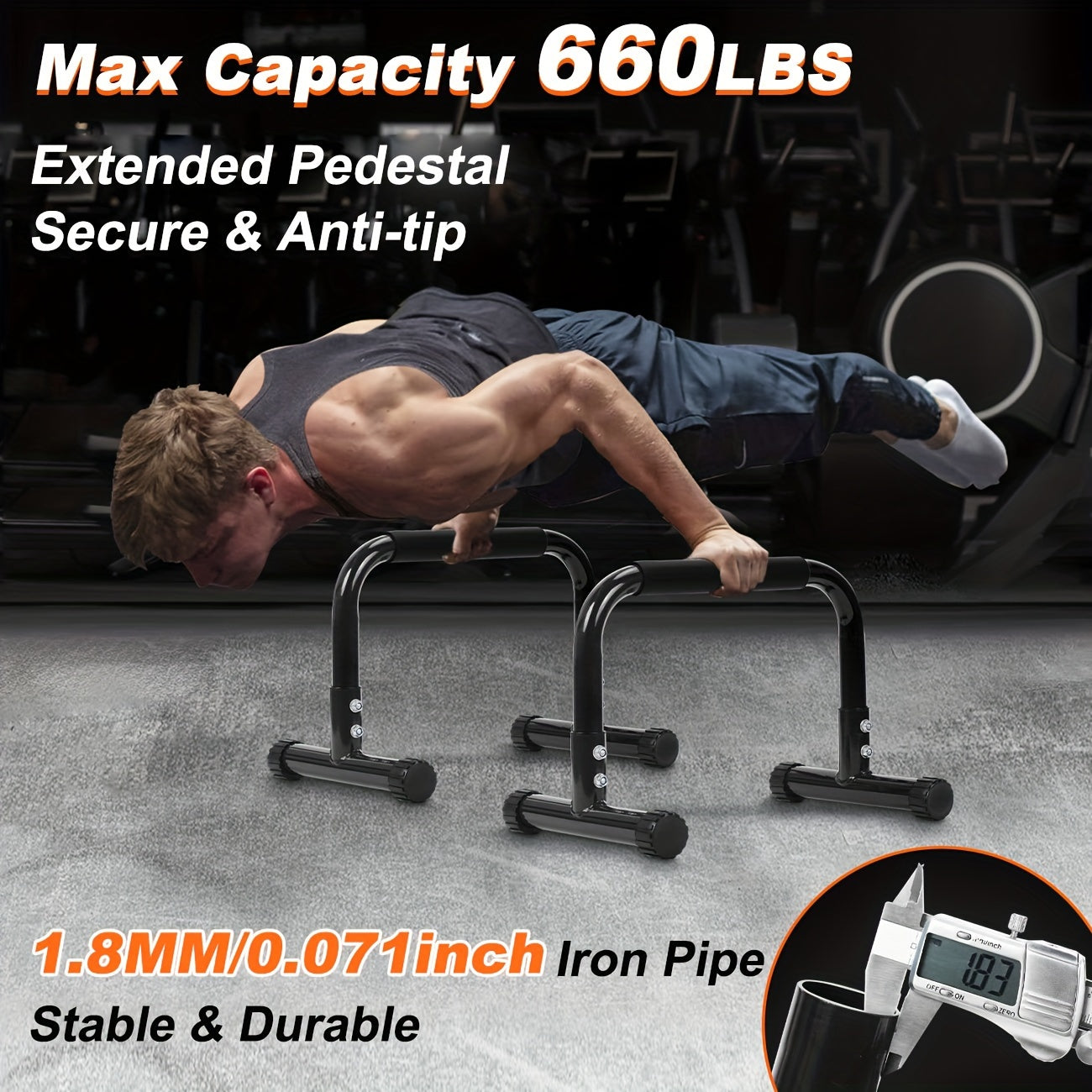 Push Up Bars Parallel Bars for Strength