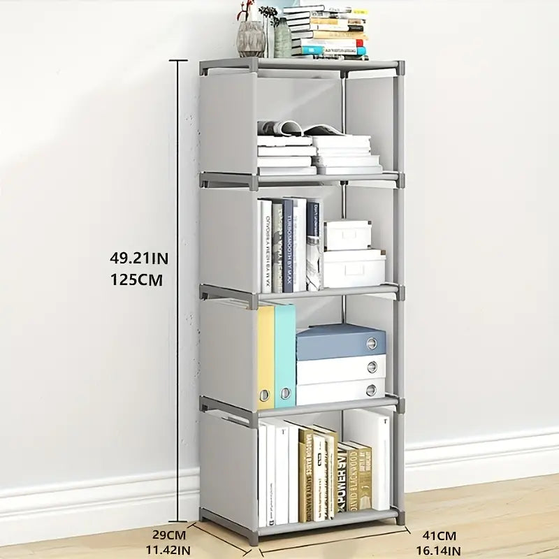 From classics to contemporary, this five-tier bookshelf has room for it all