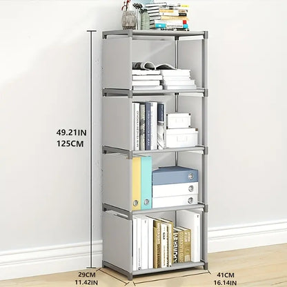 From classics to contemporary, this five-tier bookshelf has room for it all