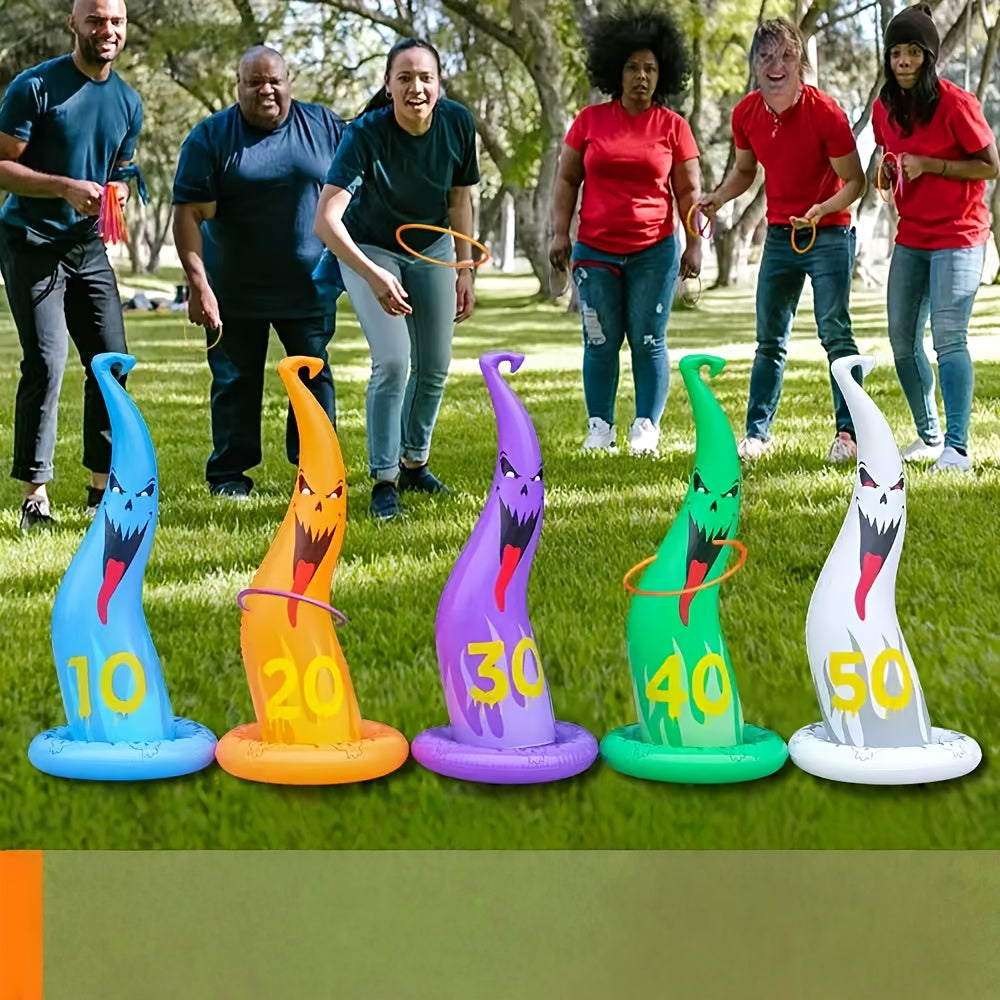 Halloween Ghost Ring Toss Game Set (5pcs)