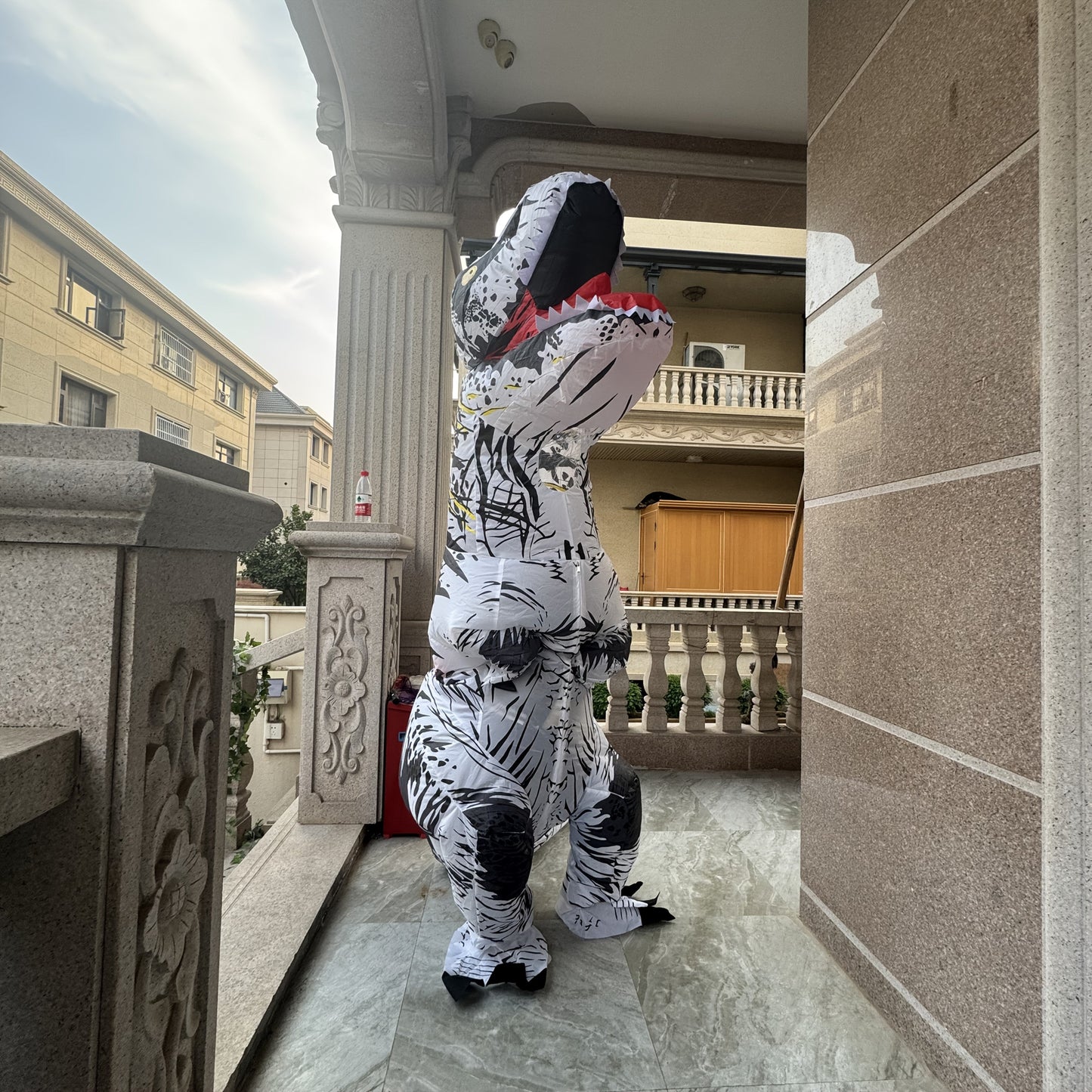 Dinosaur Inflatable Costume USB Powered for Halloween