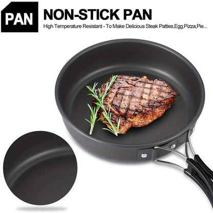 Ultra-Light Aluminum Camping Cookware Set