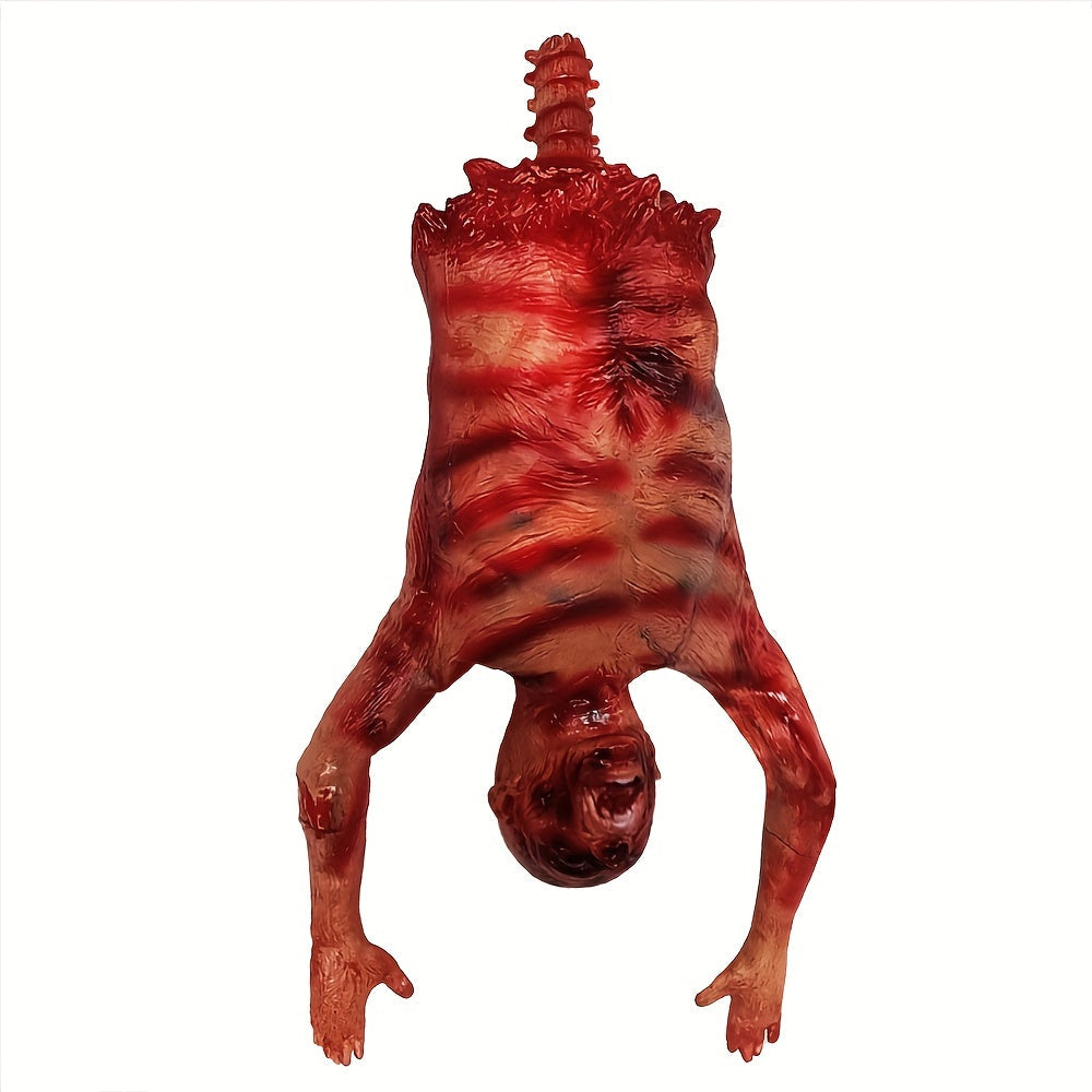 Half Body Latex Squeaky Skeleton - Hanging Decoration
