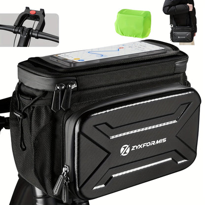 Bicycle Handlebar Bag with Phone Case Mount
