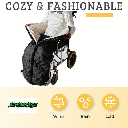 Thickened Windproof Wheelchair Blanket Outdoor Use