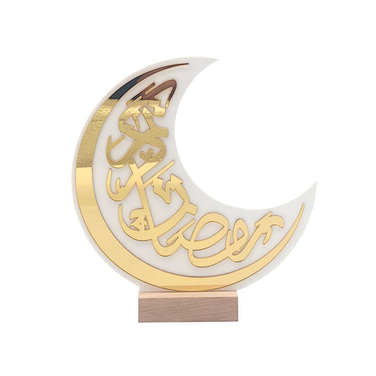 Ramadan Eid Acrylic Moon Table Decor Set