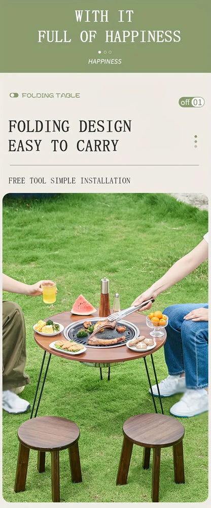 Portable Folding Stove Table - Your Ultimate Camping Companion