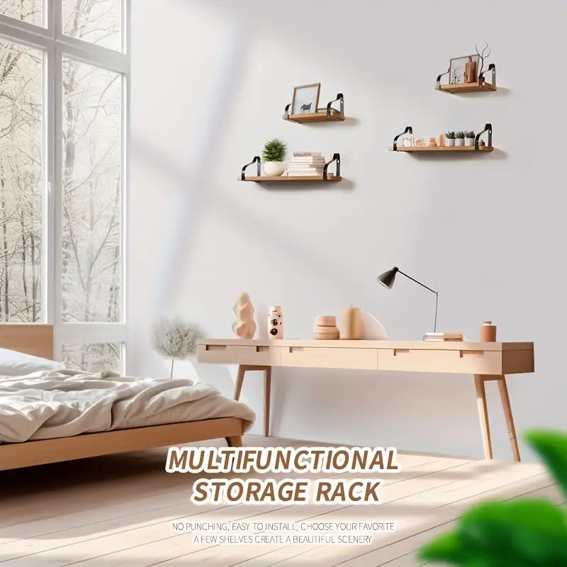 Bringing rustic charm to your walls with this exquisite floating shelf