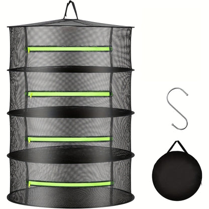 Hanging Plant Mesh Drying Rack (4-Tier)