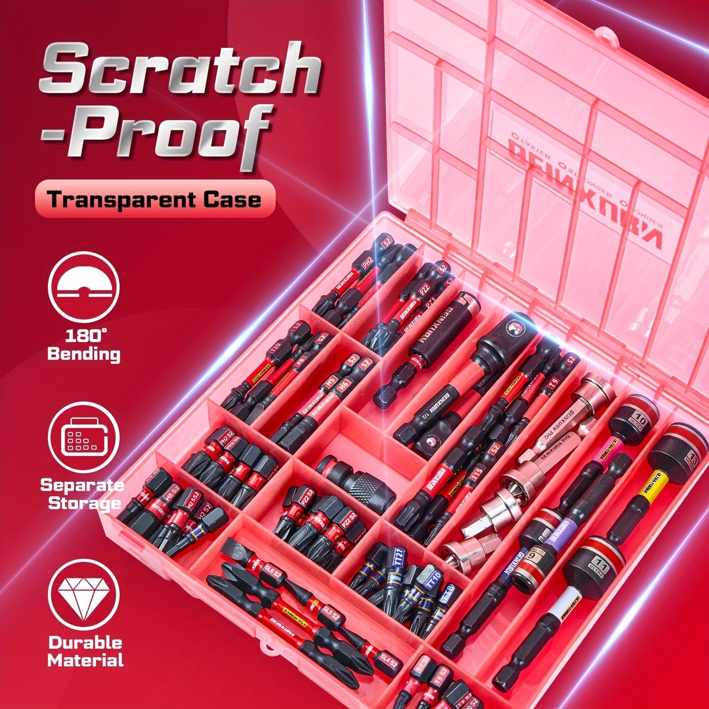 99pcs Impact Screwdriver Set with Hex Heads