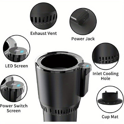 Car Cup Cooler & Warmer with LED Display