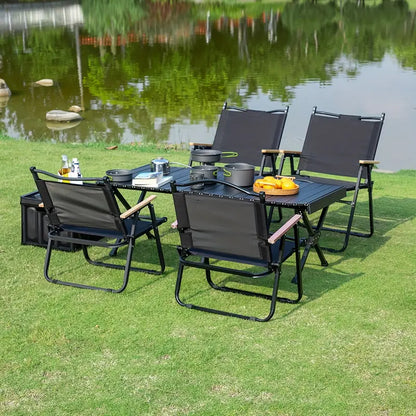 Portable Aluminum Folding Table with Carrying Bag