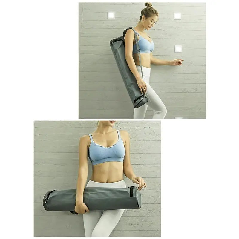 Adjustable Yoga Mat Storage Bag with Full-Zip Closure