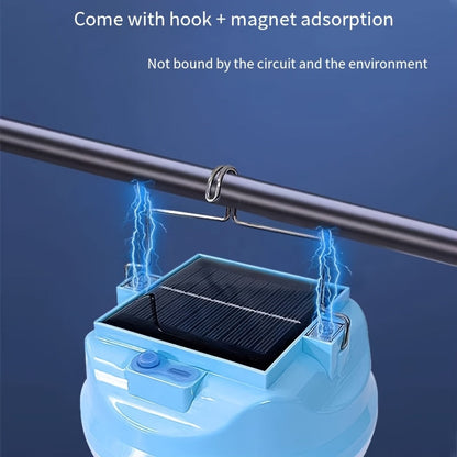 Adjustable LED Solar Bulb with Built-in Battery (3-Gear)