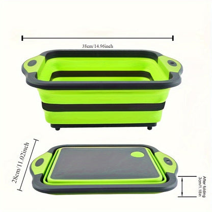 Silicone Cutting Board & Dish Tub