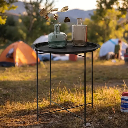 Outdoor Foldable Stainless Steel Coffee Table