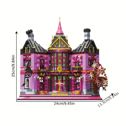 Shop Scene Building Blocks Set - 1366pcs Miniature Toy Ornaments