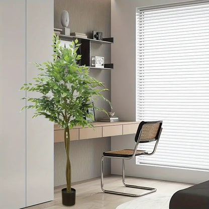 Nearly Natural 160.02cm Artificial Ficus Palm Tree in Pot