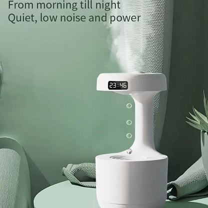 800ml Water Drop Backflow Humidifier - USB Powered