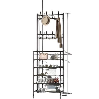 Free Standing Shoe And Hat Rack