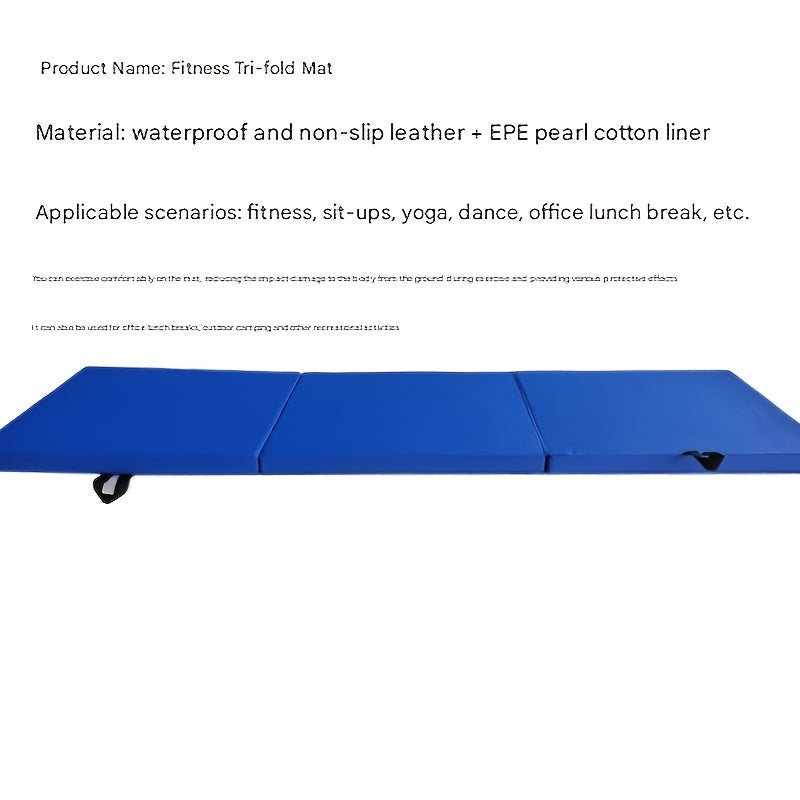 Thick Folding Fitness Yoga Mat for Home & Gym