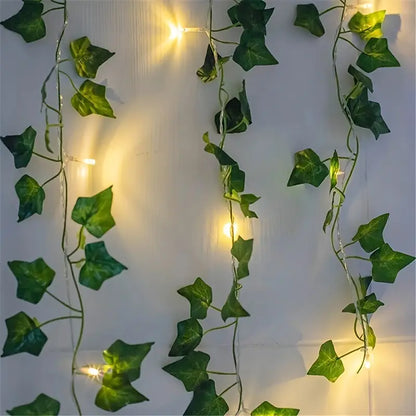 5m Artificial Leaf Flower Fairy String Lights